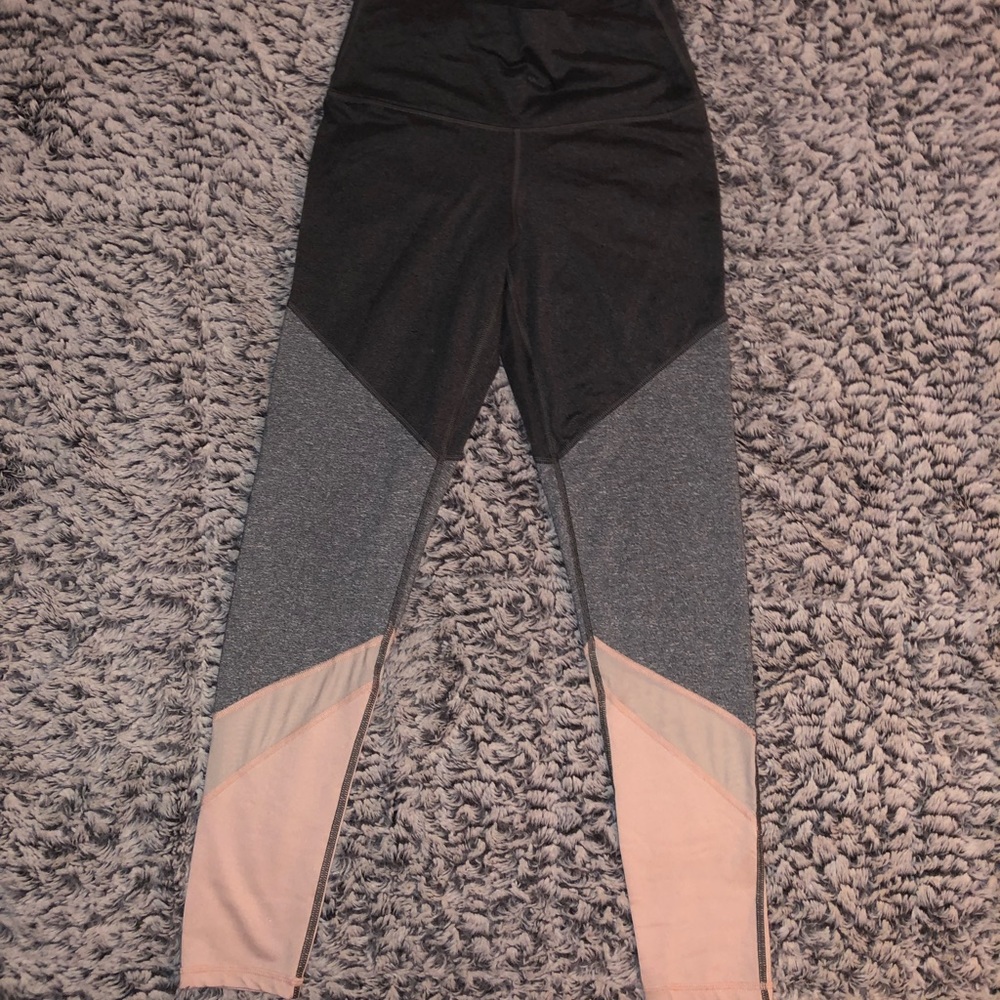 High Waist Color-Block Leggings